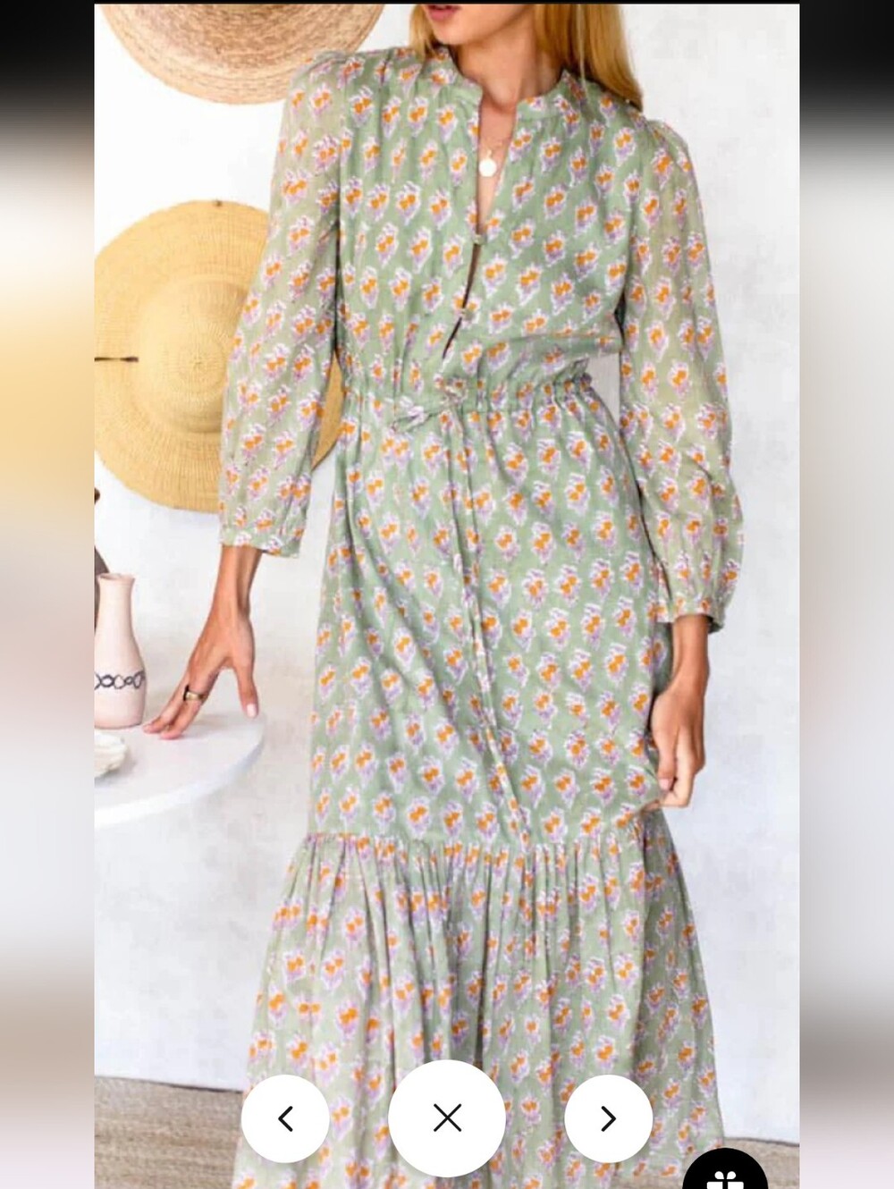 NWT Emerson Fry Frances Dress 2 Harper Organic M - Picture 2 of 12